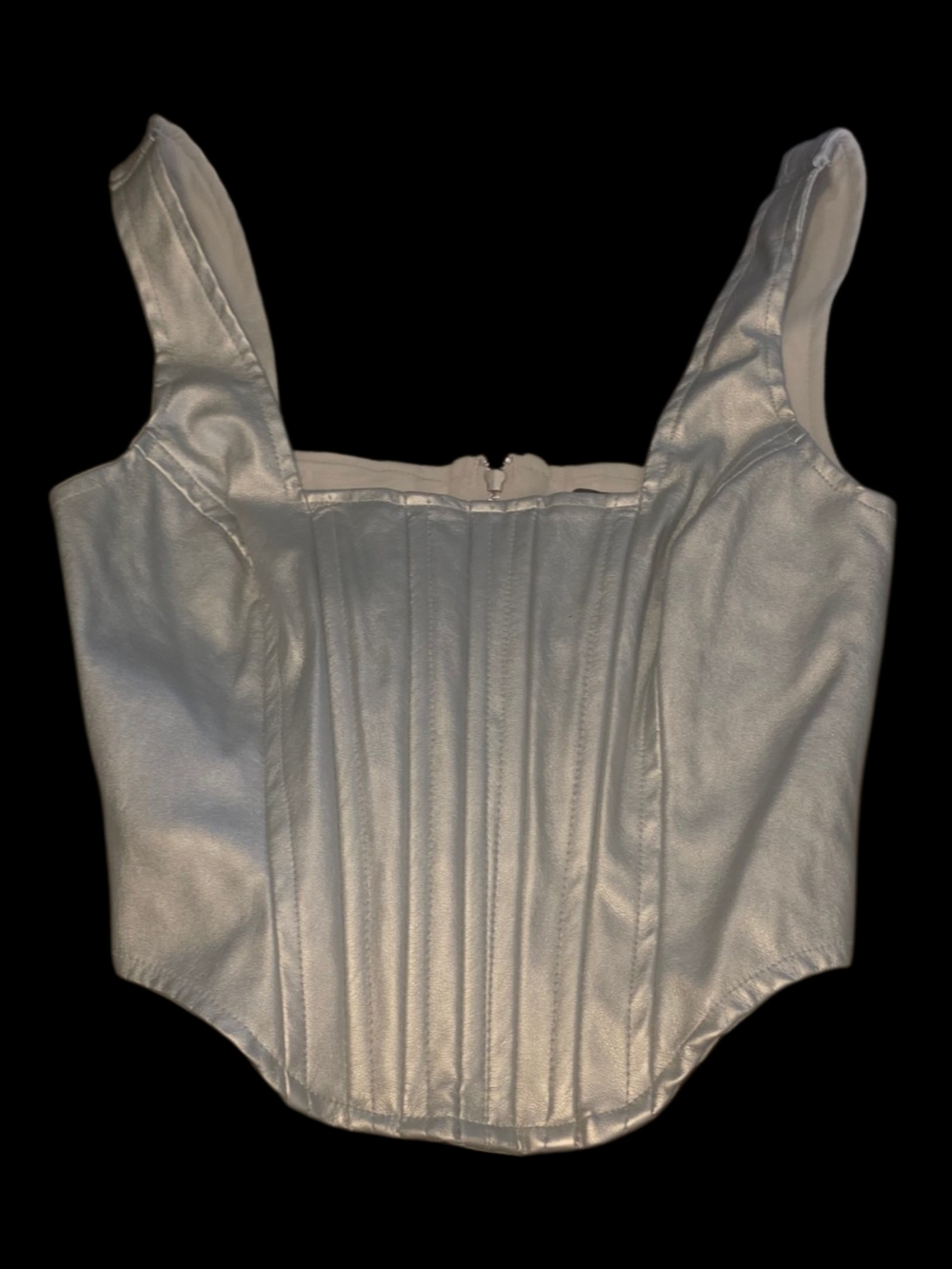 Corset Shapewear Top in Silver